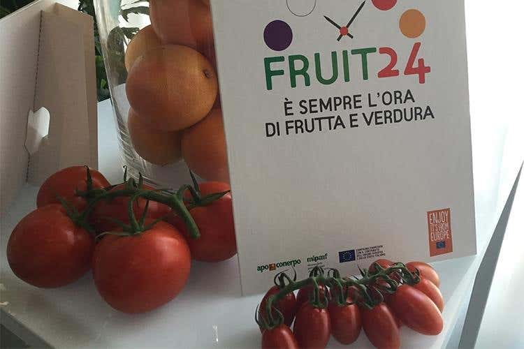 Fruit24! Conerpo promuove l'ortofrutta Campagna informativa al secondo anno