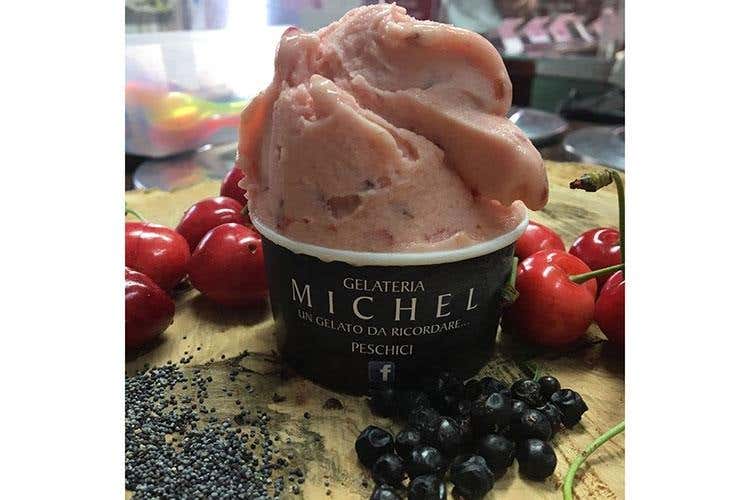 (Gelateria Michel a Peschici 
Un'esaltazione del territorio garganico)