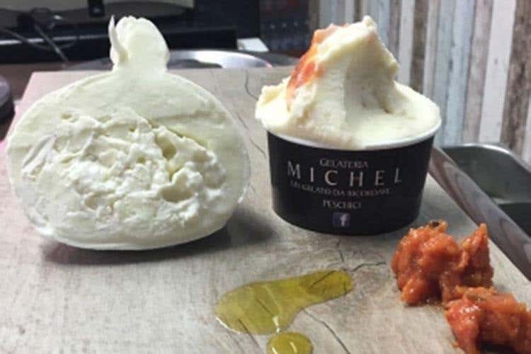 (Gelateria Michel a Peschici 
Un'esaltazione del territorio garganico)