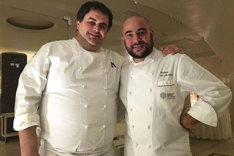 Gennaro Esposito da Umberto De Martino
Duetto in cucina al Florian Maison
DA FINIRE