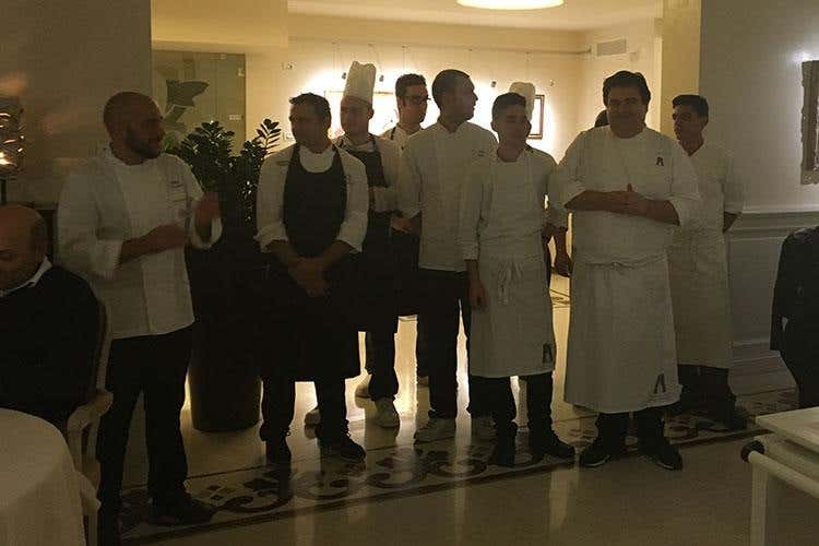 Gennaro Esposito da Umberto De Martino
Duetto in cucina al Florian Maison
DA FINIRE