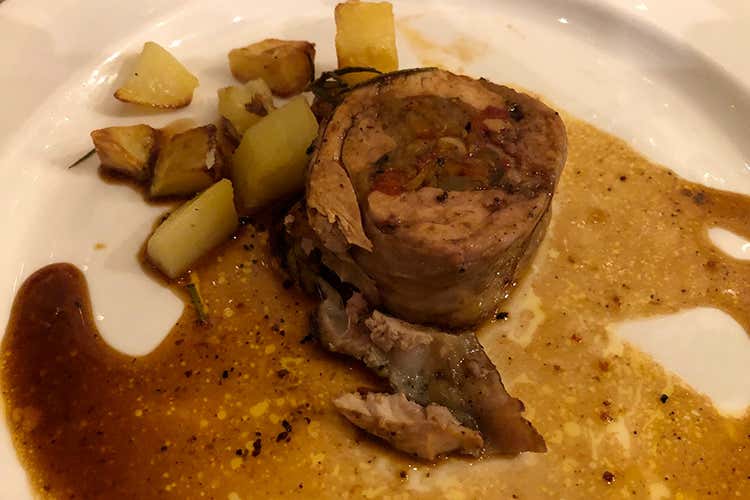 Faraona laccata al miele e spezie (Giri di Vite 
La filosofia di Tenuta Sant'Antonio)