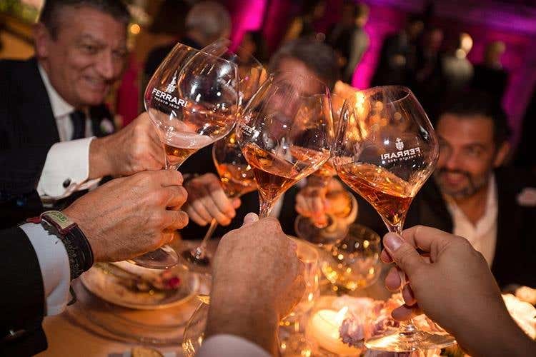 (Giulio Ferrari Rosé 
Esclusiva Riserva di grande intensità)