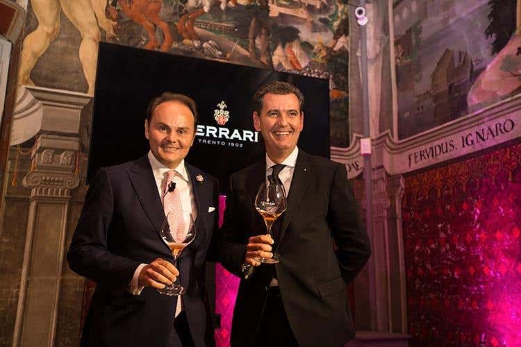 (Giulio Ferrari Rosé 
Esclusiva Riserva di grande intensità)