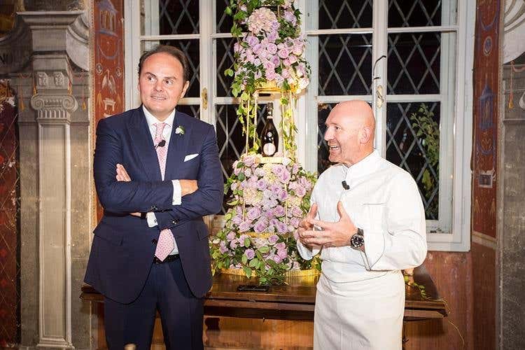 Matteo Lunelli e Alfio Ghezzi (Giulio Ferrari Rosé 
Esclusiva Riserva di grande intensità)