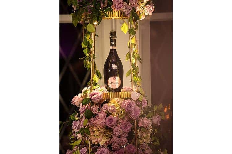 (Giulio Ferrari Rosé 
Esclusiva Riserva di grande intensità)