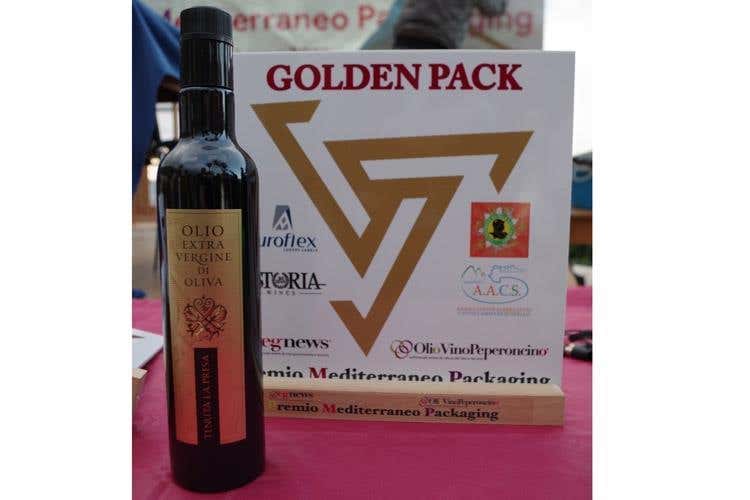 (Golden Pack ha premiato 
i “vestiti” di oli, vini e spirits)