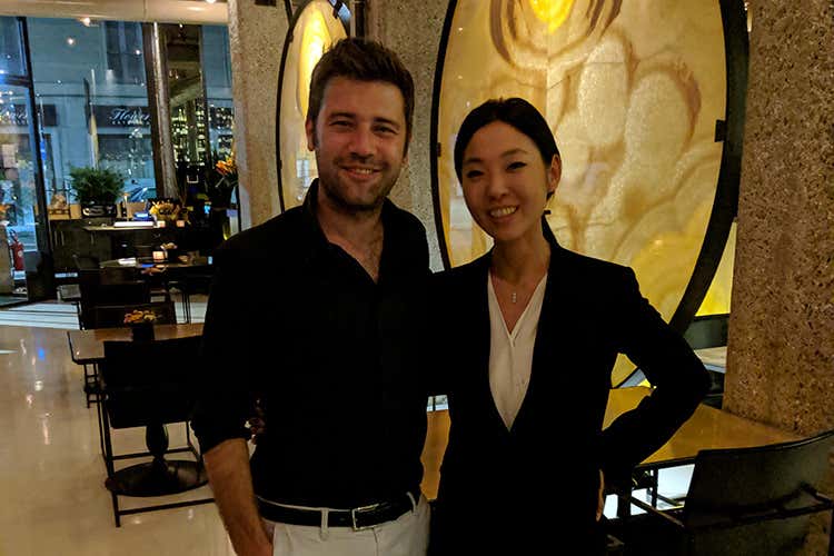 Marco Di Giovanni e Giulia Liu (Gong, non la solita cucina orientale 
Qui la qualità è un mix di influenze)