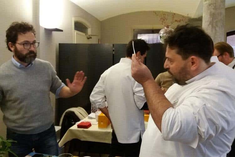 A destra, Giuseppe Mancino
