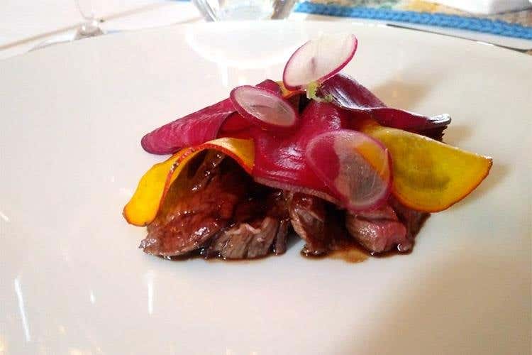 Diaframma di manzo con salsa bbq (I Due Camini, sapori di Puglia 
Niente fronzoli per Domingo Schingaro)