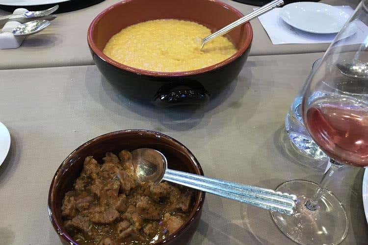 Risotto e ragu (I fratelli Lebano e Cerea firmano
il pranzo della domenica all'Hotel Gallia )