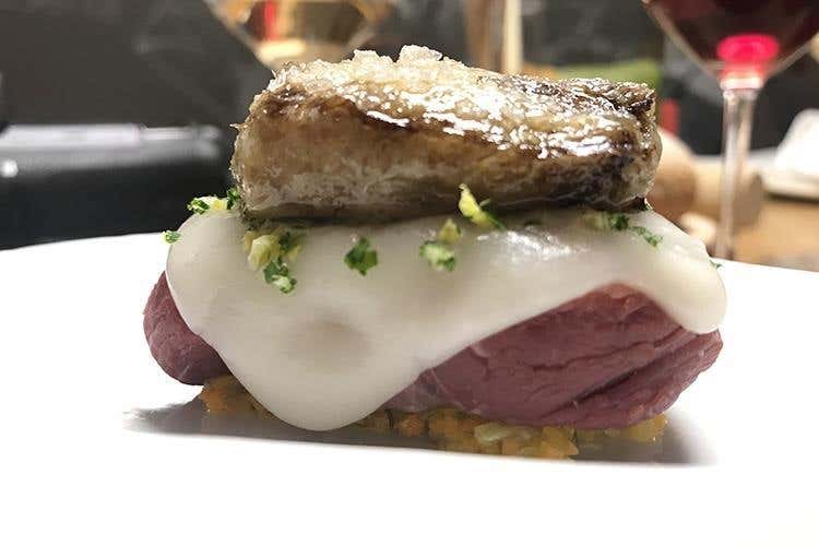 Ossobuco crudo (I segreti più intimi del gardesano 
in tavola al Ristorante Alle Rose di Salò)