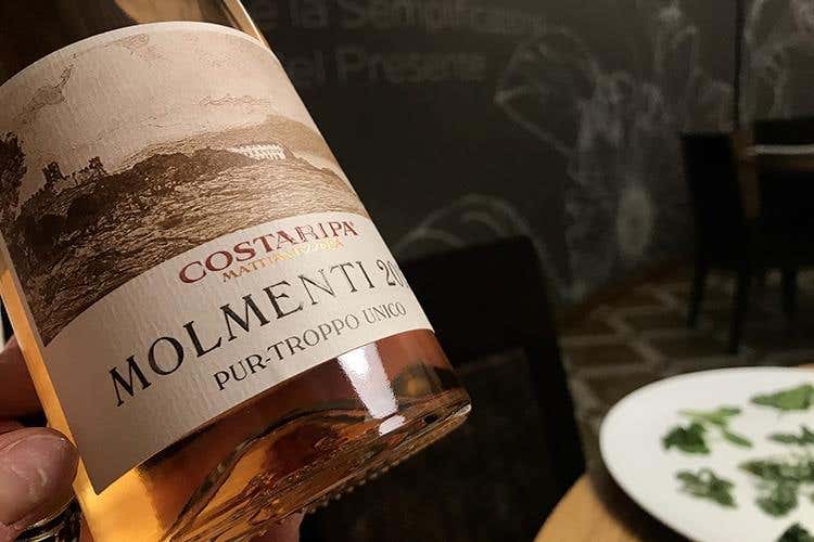 Chiaretto Costaripa 2013 (I segreti più intimi del gardesano 
in tavola al Ristorante Alle Rose di Salò)