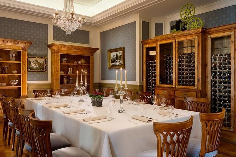Chef's table (Il Cristallo di Cortina è Marriott 
Più ospiti internazionali, un'offerta a 360°)