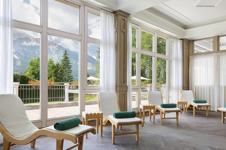 Relaxarium (Il Cristallo di Cortina è Marriott 
Più ospiti internazionali, un'offerta a 360°)