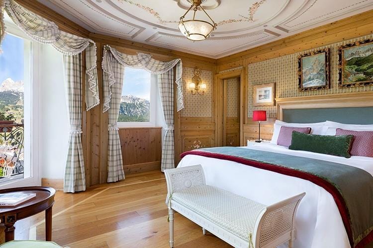 Suite panoramica (Il Cristallo di Cortina è Marriott 
Più ospiti internazionali, un'offerta a 360°)