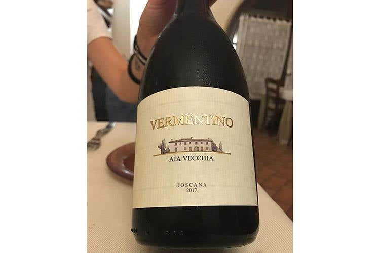 Vermentino Bolgheri Aia Vecchia 2017 (Il Doretto di Mirko Rossi Quando la Toscanità arriva in tavola