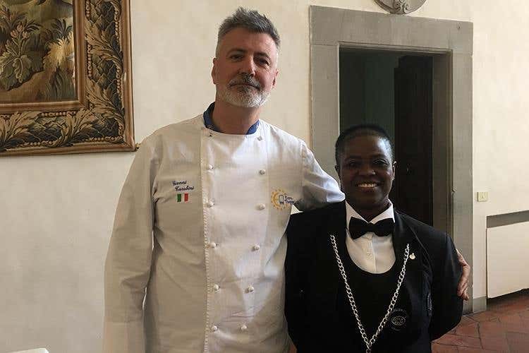 Gianni Tarabini (Il lunch di Matteo Sangiovanni Da Paestum alla tavola di Euro-Toques