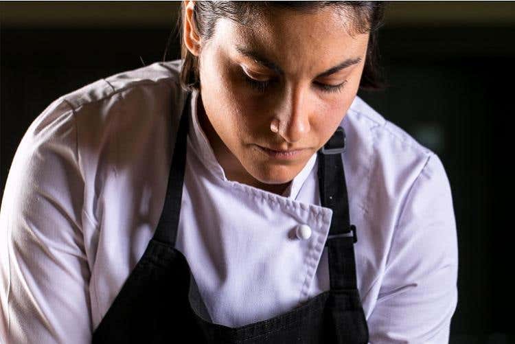 La chef Marta Cerbino (Il Podere di Marfisa 
Hotel, cucina e vitigni a Farnese)