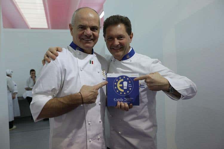 Enrico Derflingher e Chicco Cerea - (Il tristellato Cerea a Tipicità «Giovani, non stancatevi di essere curiosi»