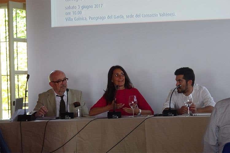 Jean Marc Ducasse con i rappresentanti delle cantine Pasini e Pratello che hanno partecipato al Festival Pink - Italia in Rosa, oltre 8mila i visitatori 
La Basia vince il Trofeo Pompeo Molmenti