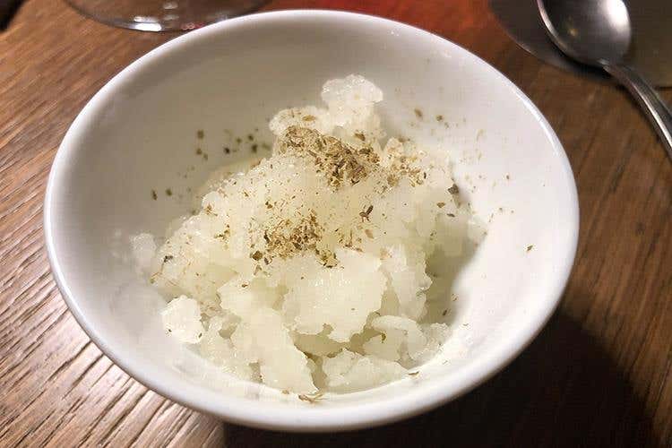 Pre dessert (L'Alchimia di Alberto Tasinato 
Cucina e mixology al passo con i tempi)