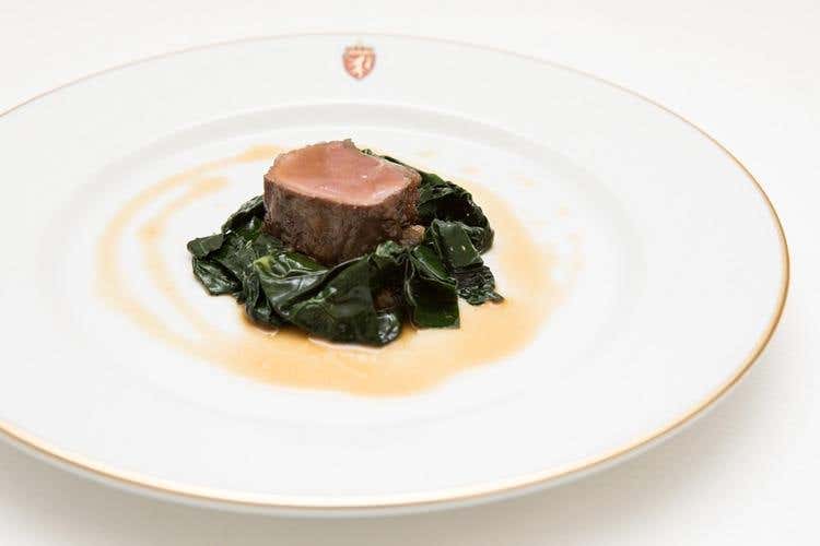 Agnello cotto nella bottarga (La Bottarga Borealis “all’italiana” 
Un successo la cena con Stile e Svensson)