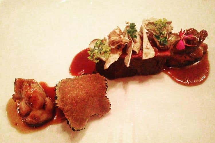 EX MUCCA DA LATTE - filetto invecchiato, animelle al burro nero, tartufi e porcini