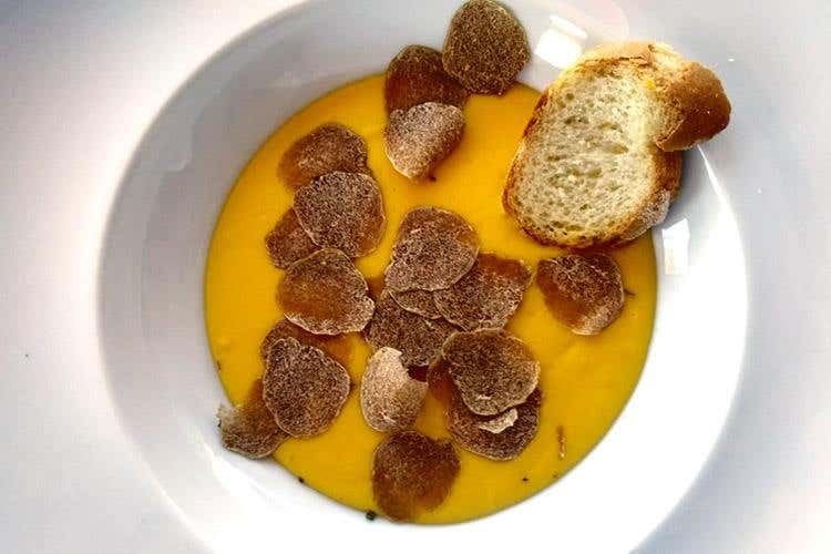 Fonduta di Fontina con tartufo bianco (La Langa nel piatto )