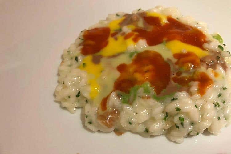 Risotto con variazione di verdura