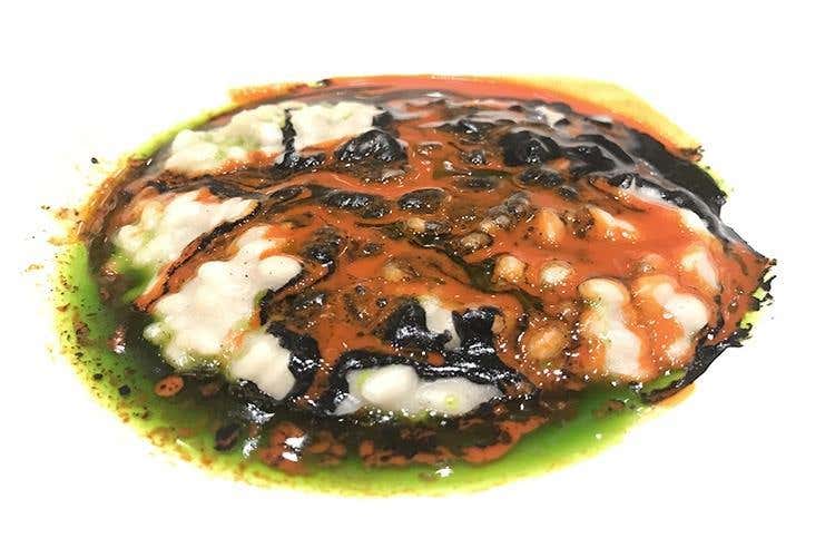 Risotto di alici in tortiera - Francesco Sposito (Le Soste, riconoscimenti e gran galà 
A Ezio Santin il Premio alla Carriera)