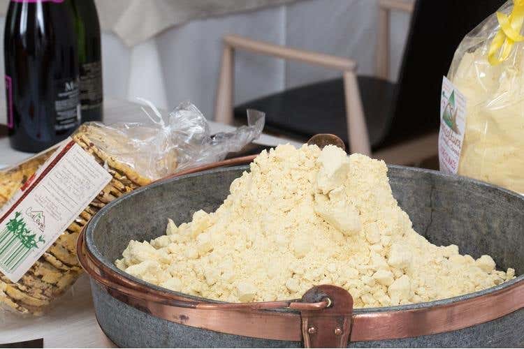 (Light lunch con vista da Ezio Gritti 
Formaggi, salame e Casoncelli superstar)