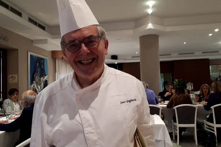 Lino Gargliardi (Lino Gagliardi torna nelle Marche 
e porta con sé la sua cassoela)