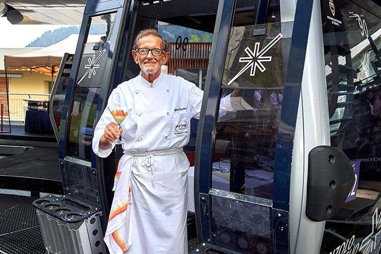 Alfredo Chiocchetti (Madonna di Campiglio fa centro 
Un successo la cena in cabinovia)