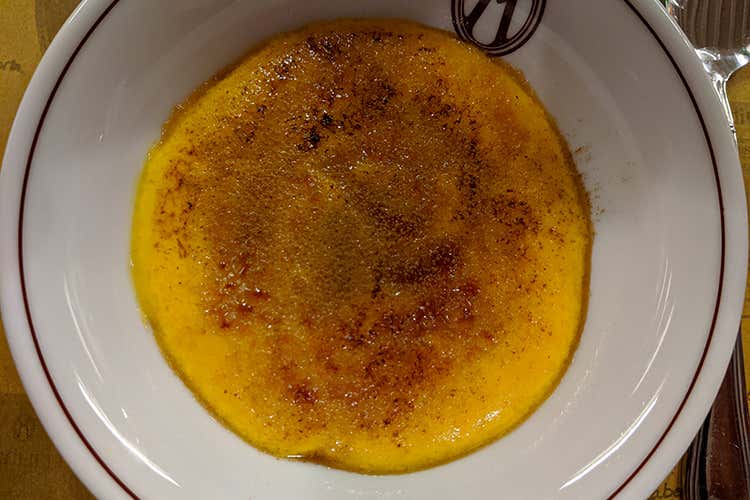 Zabajone al moscato, composta di agrumi e mandorle tostate (Majolini, i Franciacorta abbinati 
Una serata dedicata al tartufo)