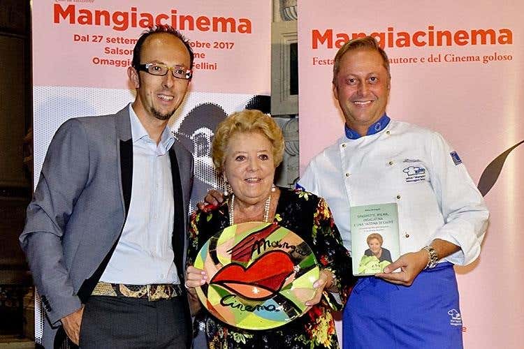Gianluigi Negri, Wilma De Angelis e Daniele Persegani (Mangiacinema a Salsomaggiore Terme 
Omaggio ai fratelli Antonio e Pupi Avati)