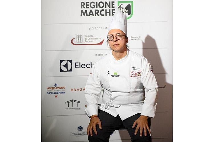 Enrico Mazzaroni (Meet in Cucina Marche a Senigallia 
Pubblico record per la 2ª edizione)