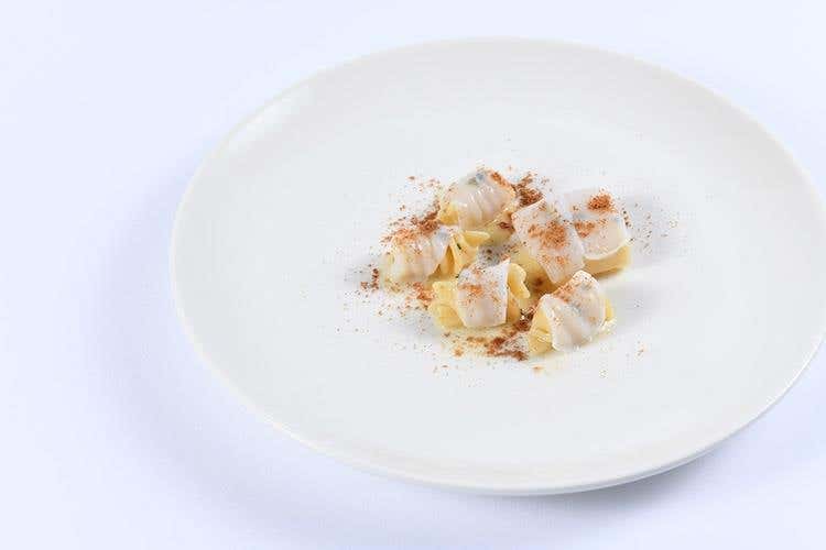 Pacchero e fusilli con lardo di polpo - Mauro Uliassi (Meet in Cucina Marche a Senigallia 
Pubblico record per la 2ª edizione)