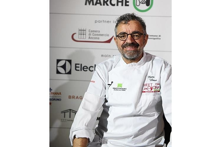 Mauro Uliassi (Meet in Cucina Marche a Senigallia 
Pubblico record per la 2ª edizione)