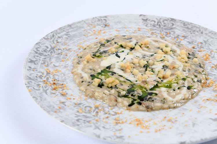Risotto, ostrica, alghe e panna acida - Moreno Cedroni (Meet in Cucina Marche a Senigallia 
Pubblico record per la 2ª edizione)