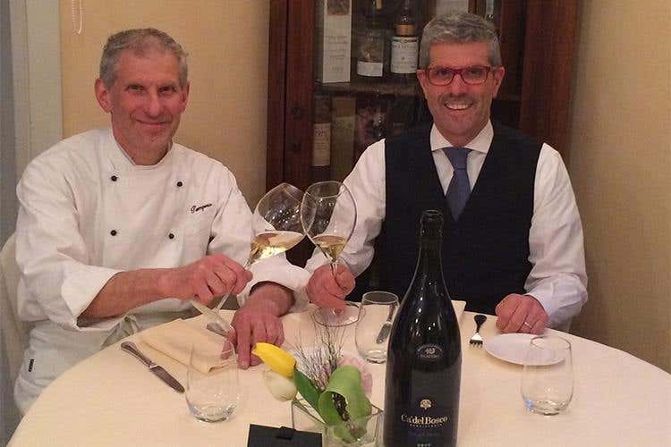 Tiziano e Celestino Ferrari - Menu stagionali e 700 vini in cantina 
Il Ristorante Pampero festeggia 40 anni