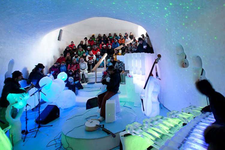 (Menu stellati ad alta quota 
Al Presena l’Ice Music Festival)
