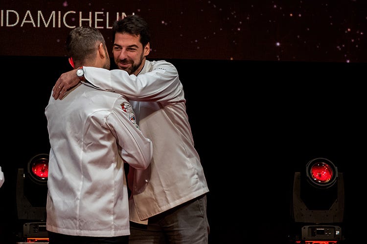Enrico Bartolini e Massimiliano Alajmo (Michelin, 11 tre stelle con Bartolini 
Ma ancora dimenticate le pizzerie)