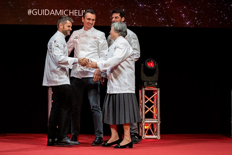 Enrico Bartolini, Giovanni e Nadia Santini, Massimiliano Alajmo (Michelin, 11 tre stelle con Bartolini 
Ma ancora dimenticate le pizzerie)
