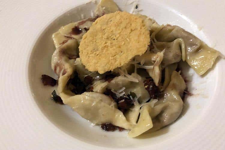 Casoncelli rivisitati al Moscato di Scanzo Docg - Ezio Gritti (Moscato di Scanzo, dalla cena al cocktail 
Terre del Vescovado lo valorizza a 360°)