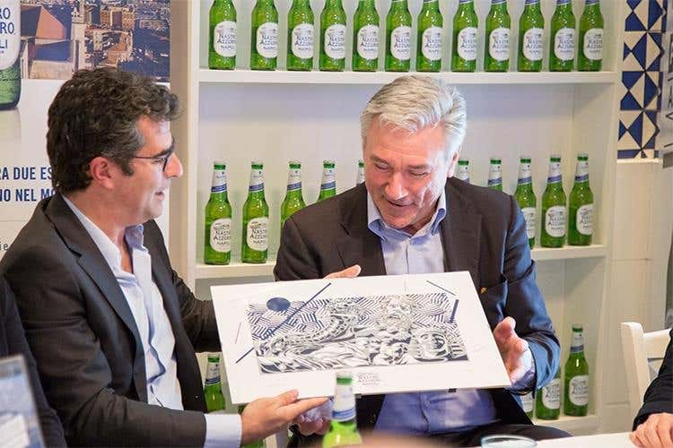 Nastro Azzurro Napoli limited edition 
600mila bottiglie dedicate alla città
