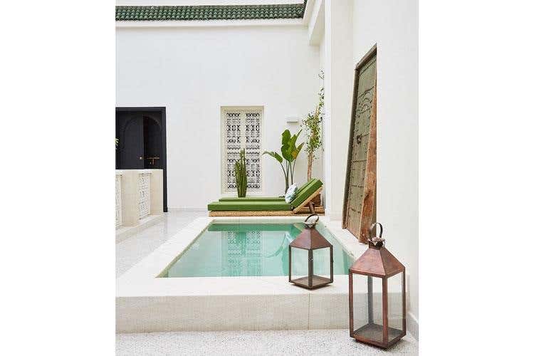 (Numa Marrakech, nuovo riad all’italiana 
Oasi di pace, atmosfera suggestiva)