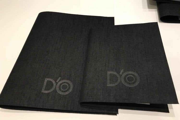 (Oldani sceglie Fabriano per il menu 
Su carta le degustazioni, su Ipad il vino)