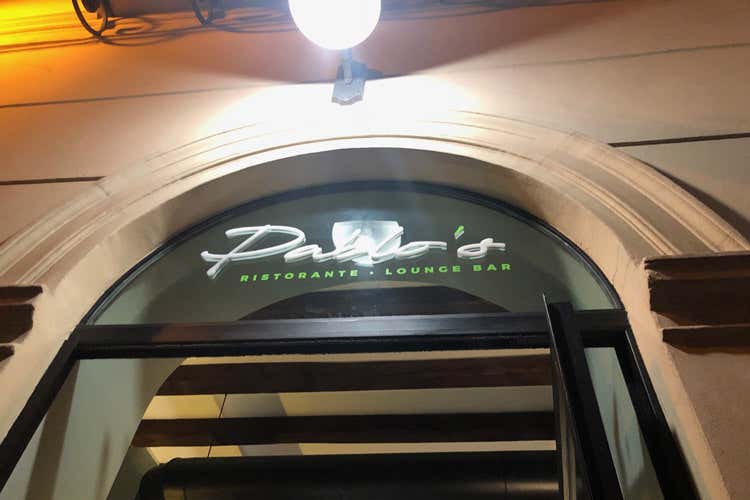 L'insegna del locale (Pablo’s, sapori di Sicilia 
dal tocco gourmet)