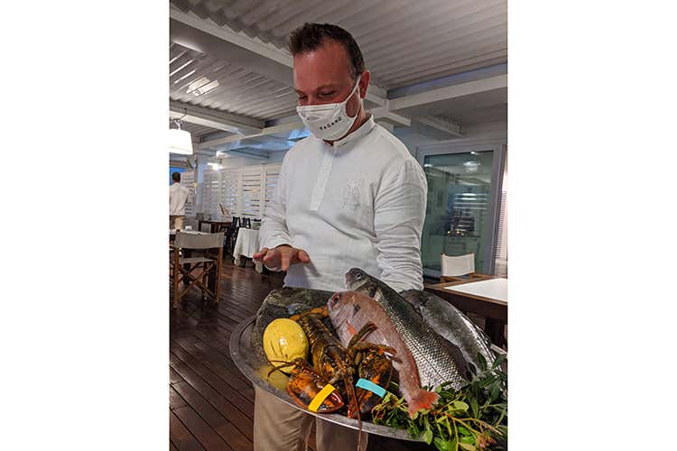 Uno staff professionale: il pescato del giorno